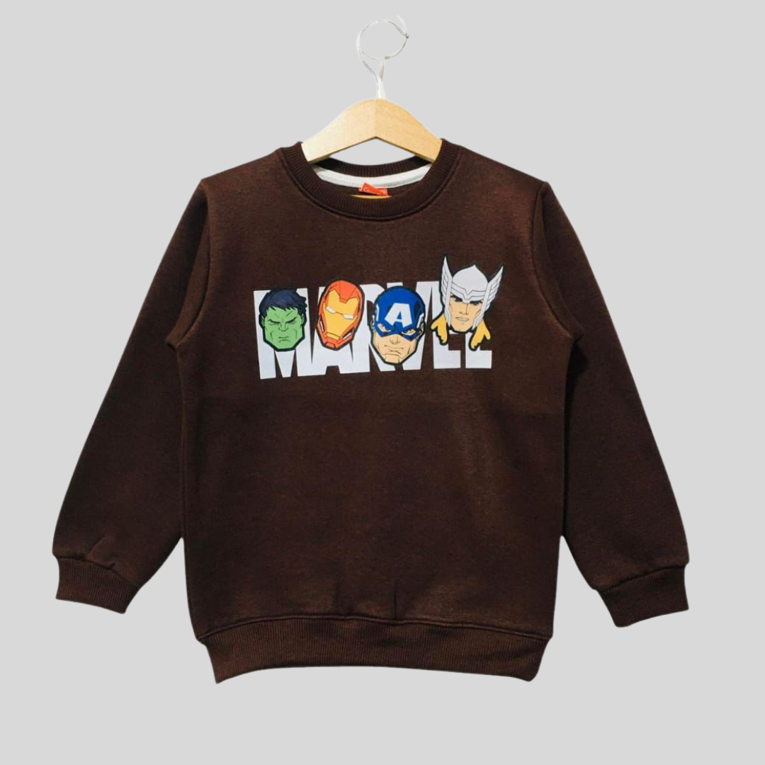 Brown Marvel Sweatshirt