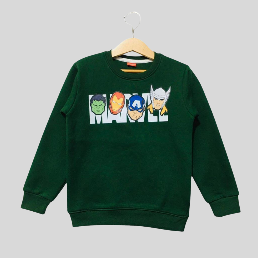 Green Marvel Sweatshirt