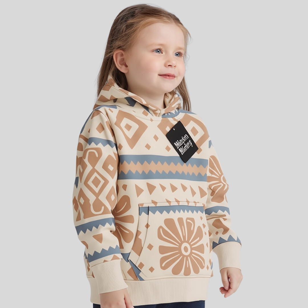 Unisex Printed Hoodie and Trouser Set