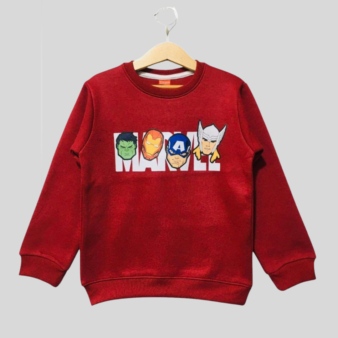 Red Marvel Sweatshirt