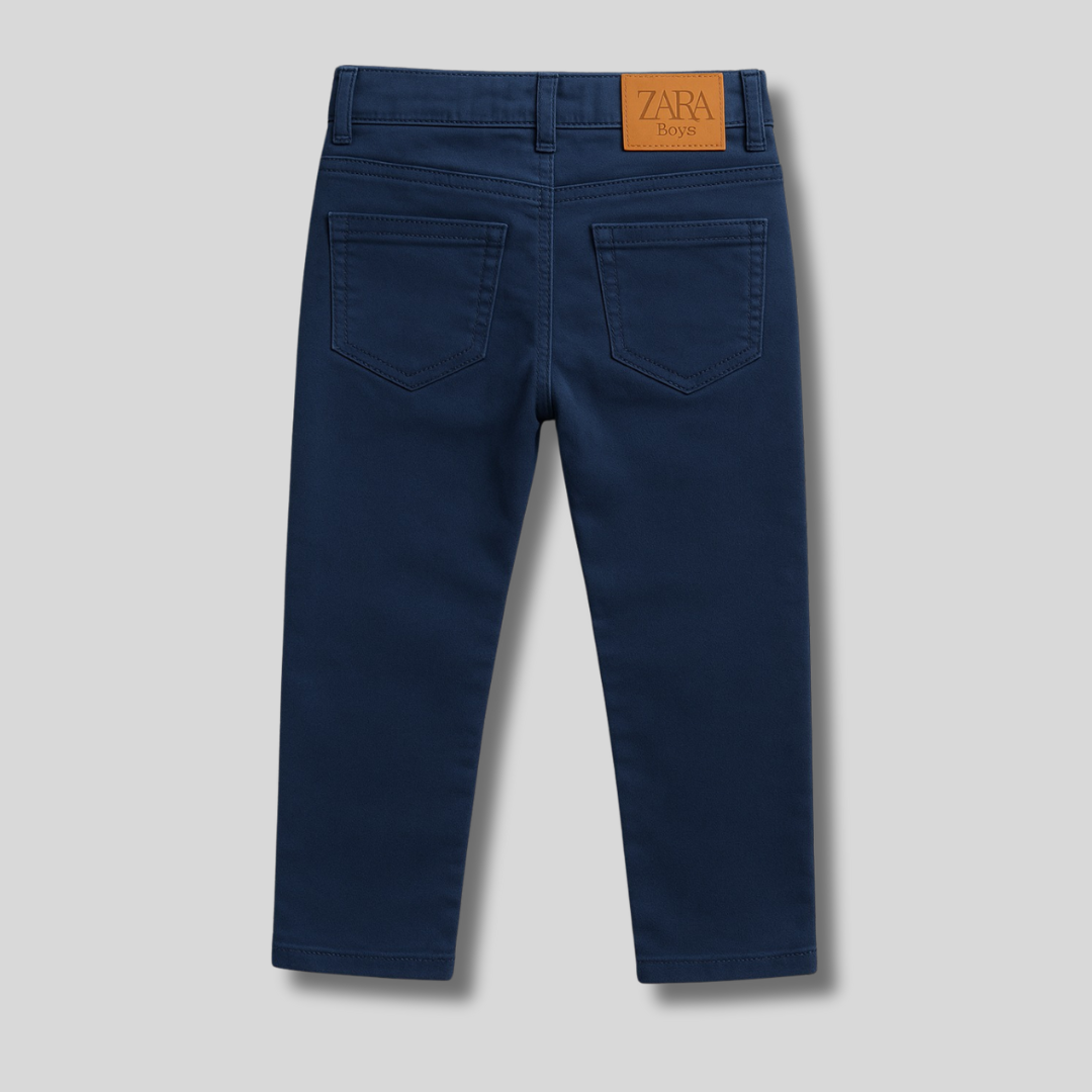 Blue Soft Cotton Pant