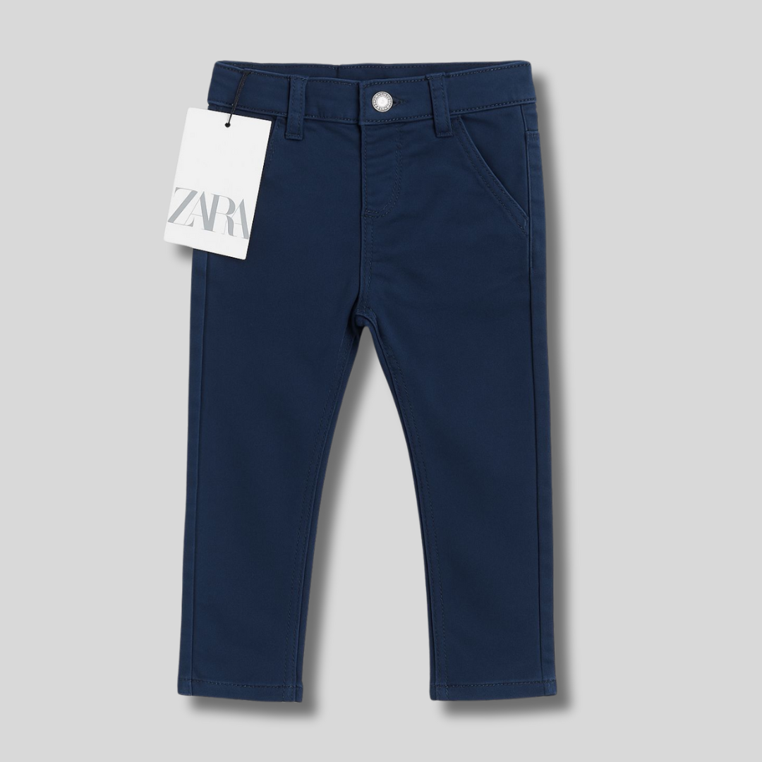 Blue Soft Cotton Pant