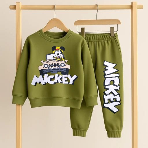 Green mickey mouse tracksuit