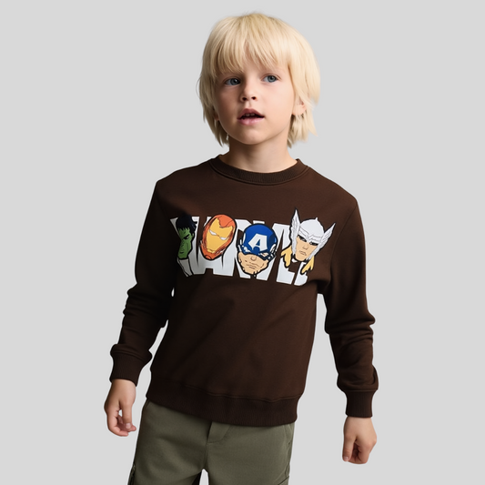 Brown Marvel Sweatshirt