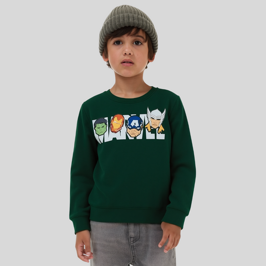 Green Marvel Sweatshirt
