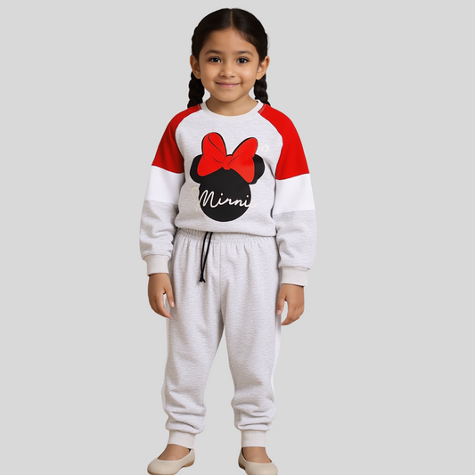 Girls Minnie Mouse Tracksuit
