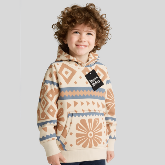 Unisex Printed Hoodie and Trouser Set